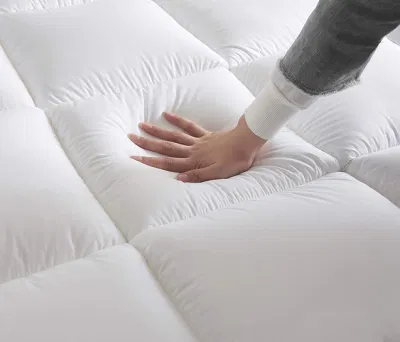 Surmatelas en coton pour hôtel National, surmatelas matelassé, oreiller en polyester