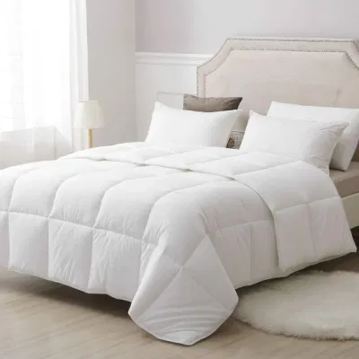 Couette intérieure en Polyester, vente en gros, couette en microfibre, insertion de couette, maison, hôtel, blanc