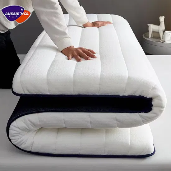 Surmatelas en mousse à mémoire de forme gel, matelas de qualité pour bien dormir, King Queen dans une boîte, matelas en Latex dans une boîte