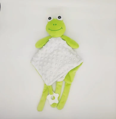 Couverture de bébé mignonne en forme de grenouille, Super douce, Animal en peluche, couette pour bébé